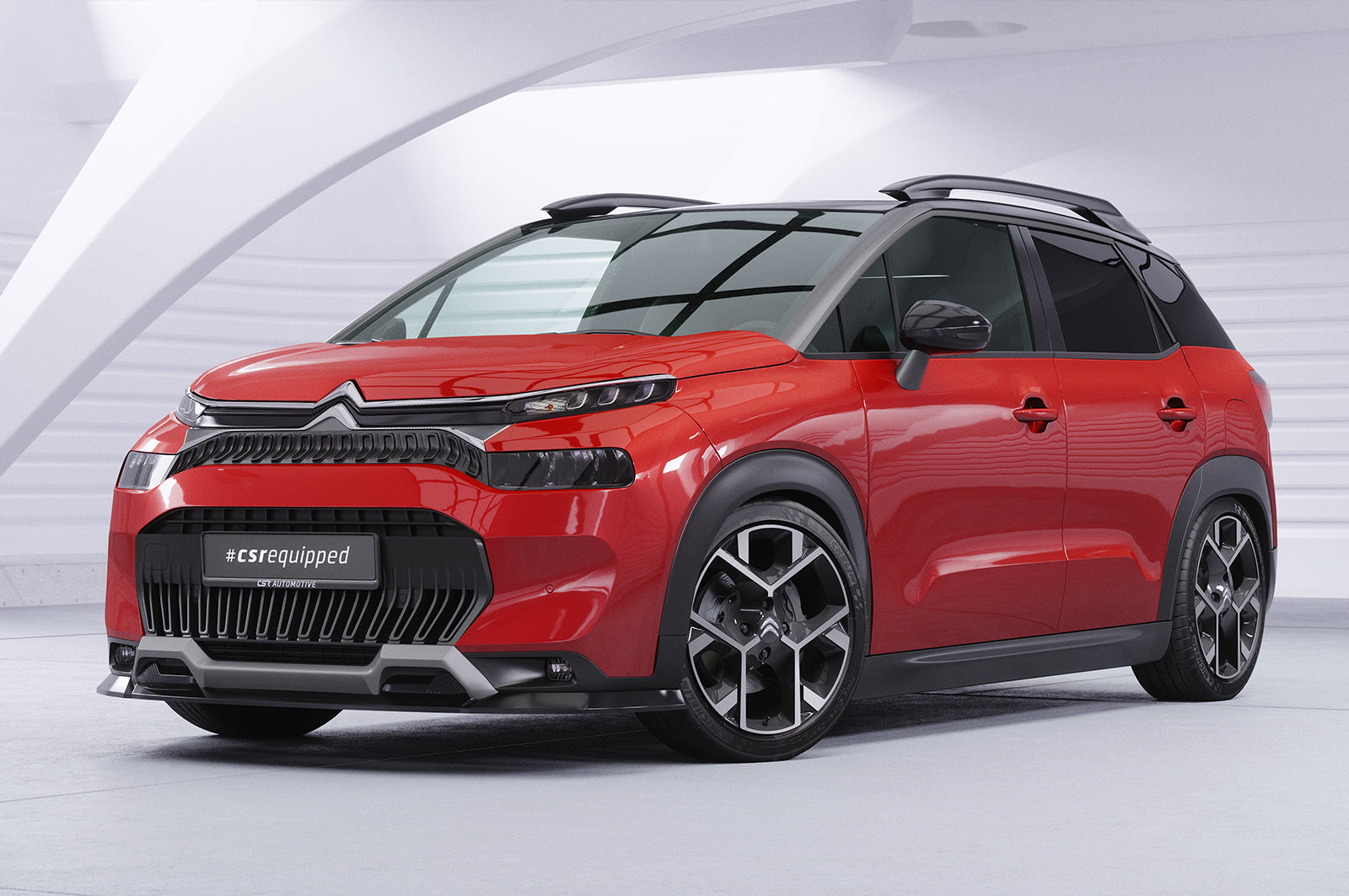 CSR Frontspoiler | Cup-Spoilerlippe mit ABE für Citroen C3 Aircross 2 CSL859