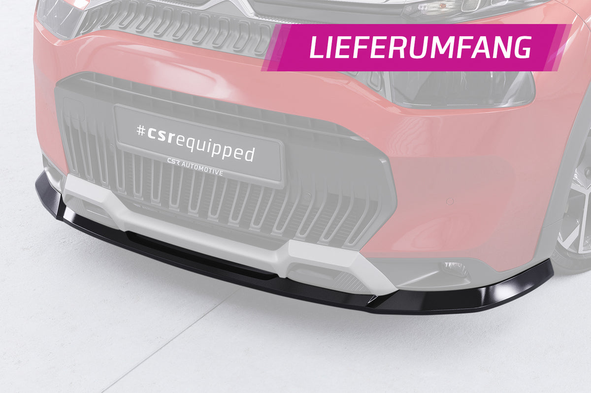 CSR Frontspoiler | Cup-Spoilerlippe mit ABE für Citroen C3 Aircross 2 CSL859