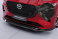 CSR Frontspoiler | Cup-Spoilerlippe mit ABE für Mazda CX-60/ CX-80 CSL862-G Glossy schwarz Hochglanz (keine Lackierung erforderlich)