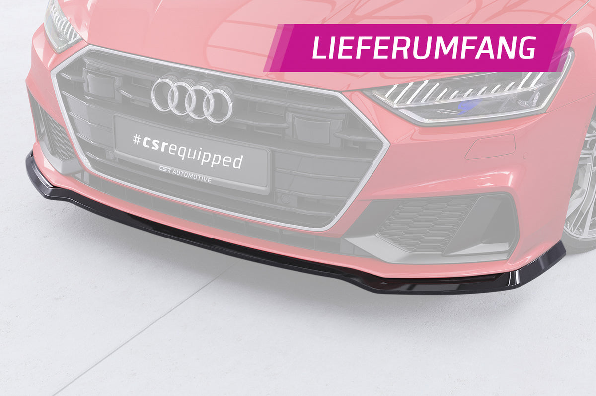 CSR Frontspoiler | Cup-Spoilerlippe mit ABE für Audi A7 / S7 C8 (Typ 4K/F2) CSL868