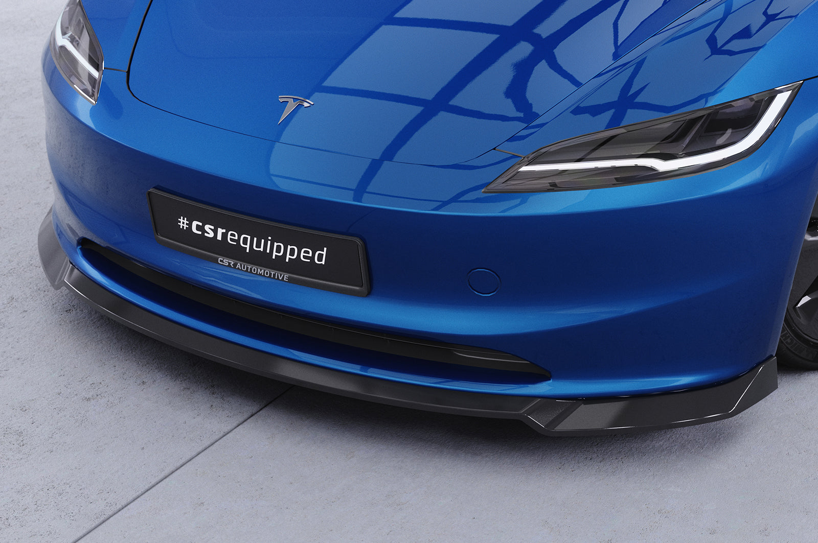 CSR Frontspoiler | Cup-Spoilerlippe mit ABE für Tesla Model 3 CSL869