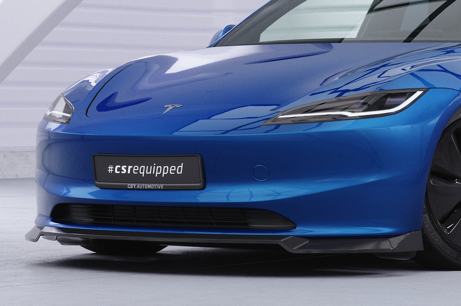 CSR Frontspoiler | Cup-Spoilerlippe mit ABE für Tesla Model 3 CSL869