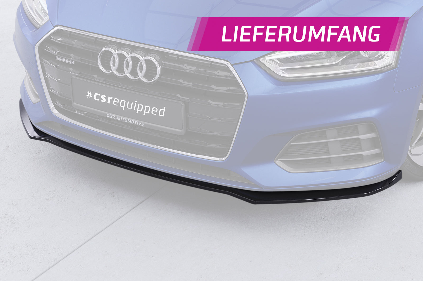 CSR Frontspoiler | Cup-Spoilerlippe mit ABE für Audi A5 (F5) CSL873