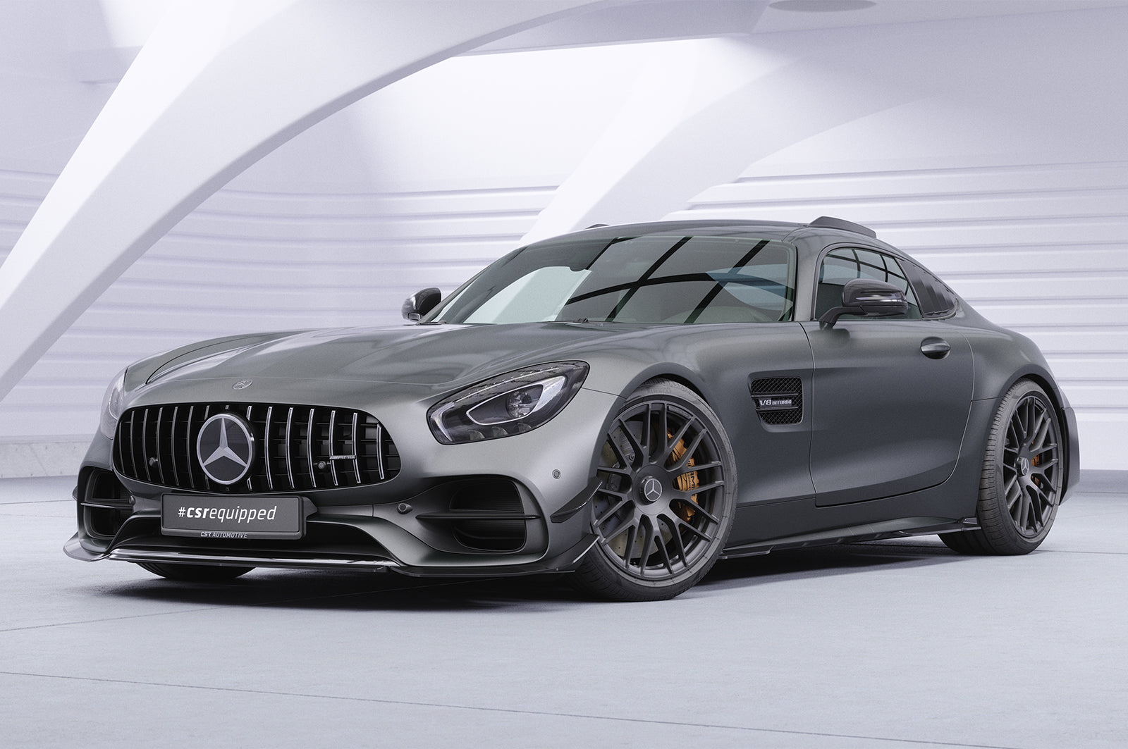 CSR Frontspoiler | Cup-Spoilerlippe mit ABE für Mercedes Benz AMG GT (190) CSL874