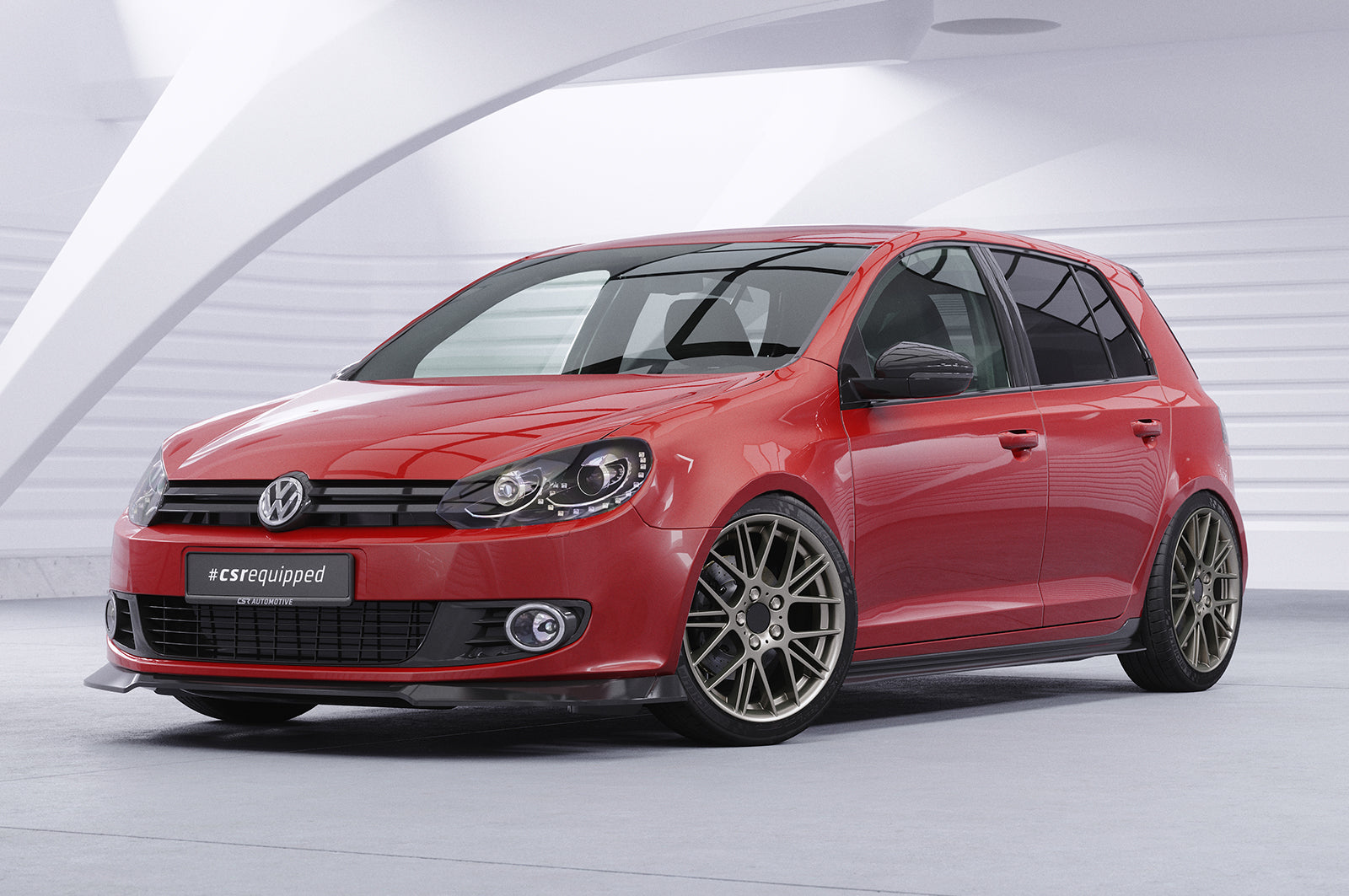 CSR Frontspoiler | Cup-Spoilerlippe mit ABE für VW Golf 6 (Typ 5K1) CSL877