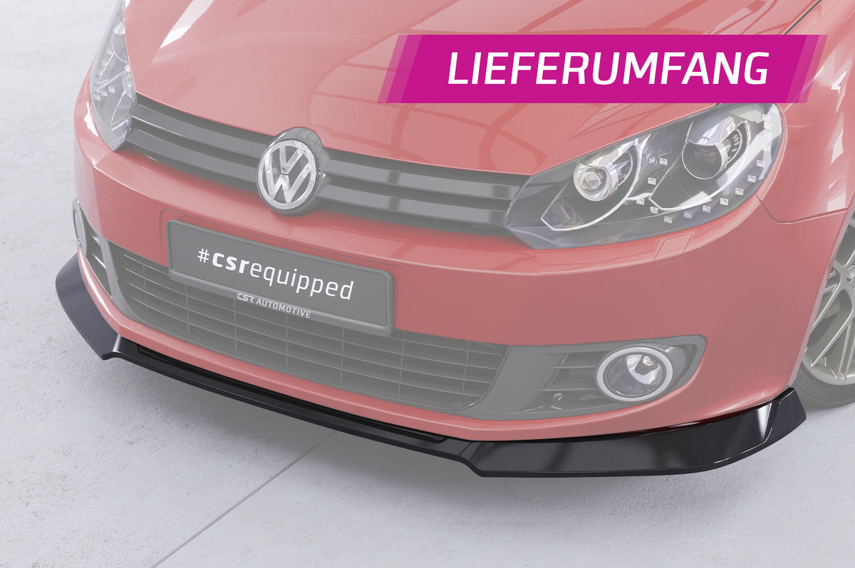 CSR Frontspoiler | Cup-Spoilerlippe mit ABE für VW Golf 6 (Typ 5K1) CSL877