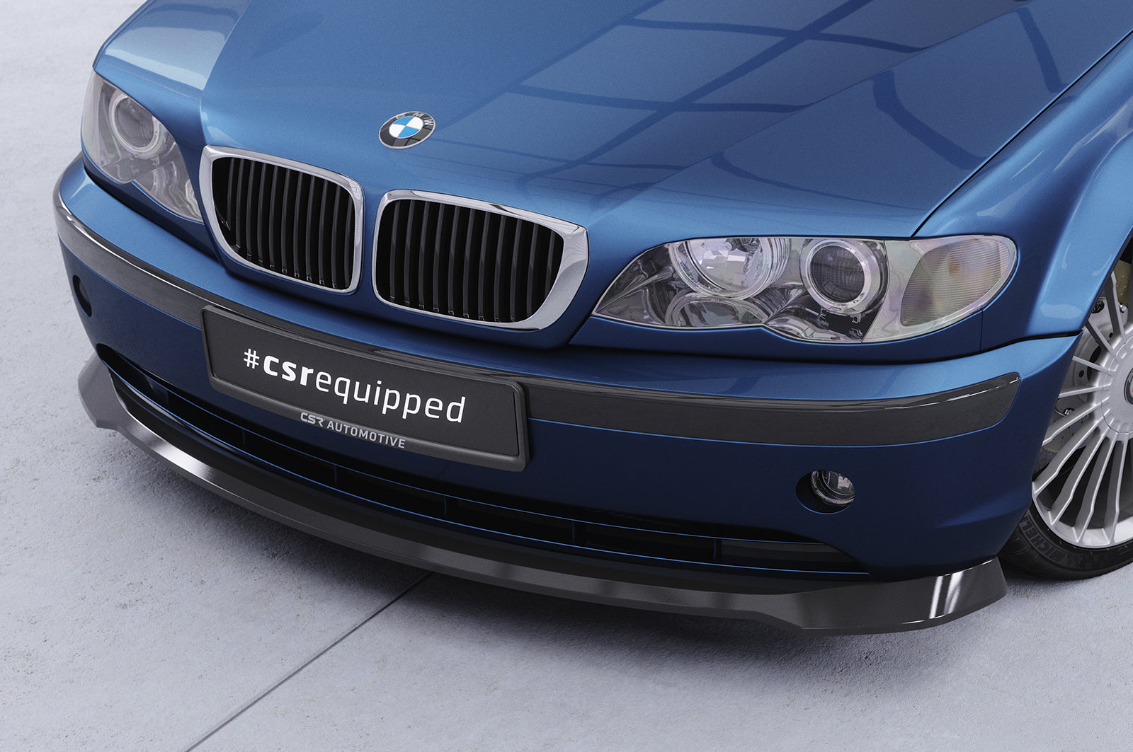 CSR Frontspoiler | Cup-Spoilerlippe mit ABE für BMW 3er E46 Limo / Touring CSL878