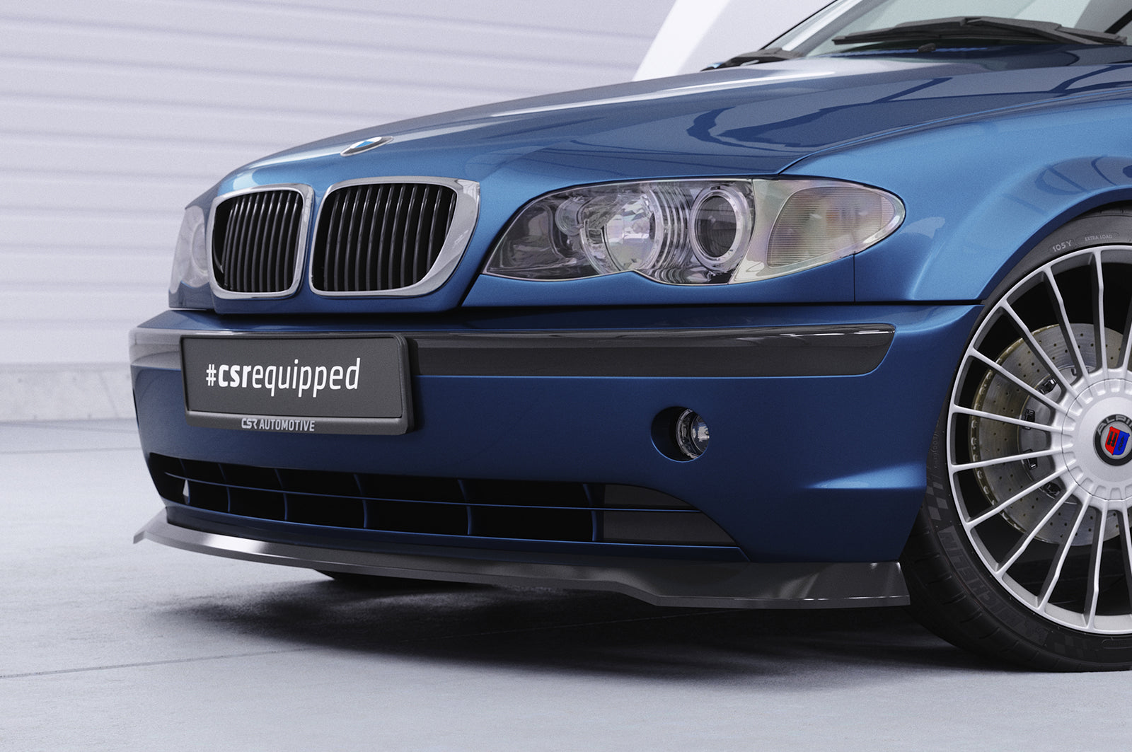 CSR Frontspoiler | Cup-Spoilerlippe mit ABE für BMW 3er E46 Limo / Touring CSL878