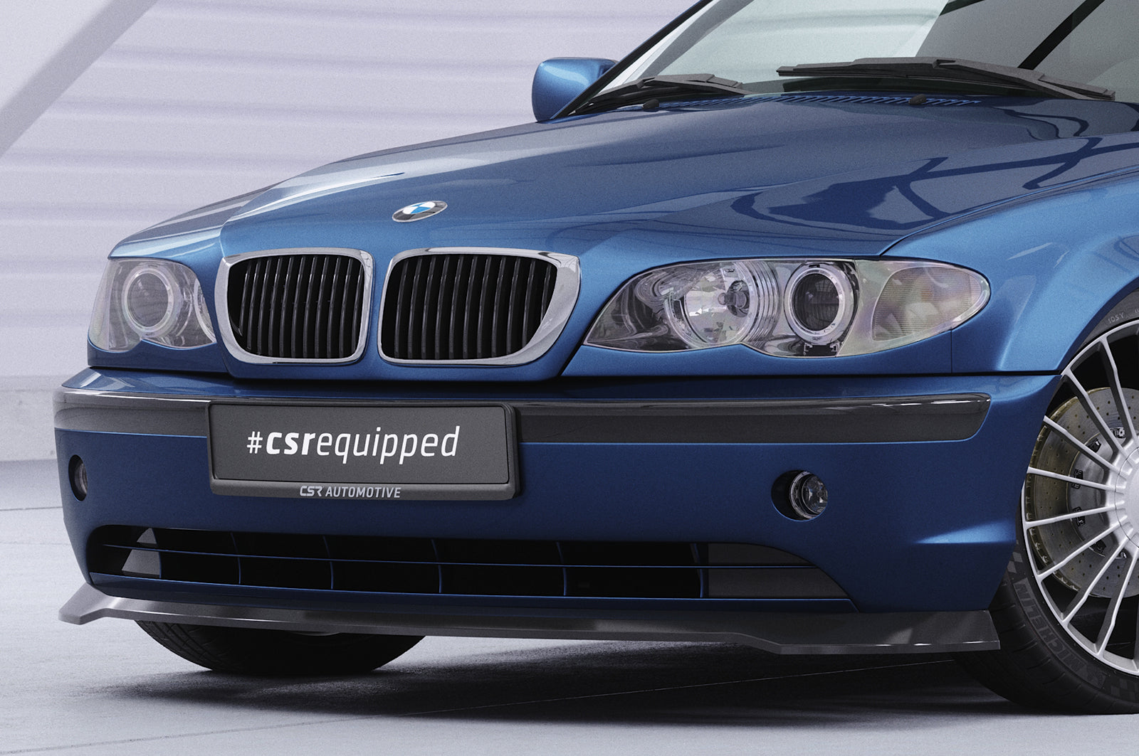 CSR Frontspoiler | Cup-Spoilerlippe mit ABE für BMW 3er E46 Limo / Touring CSL878