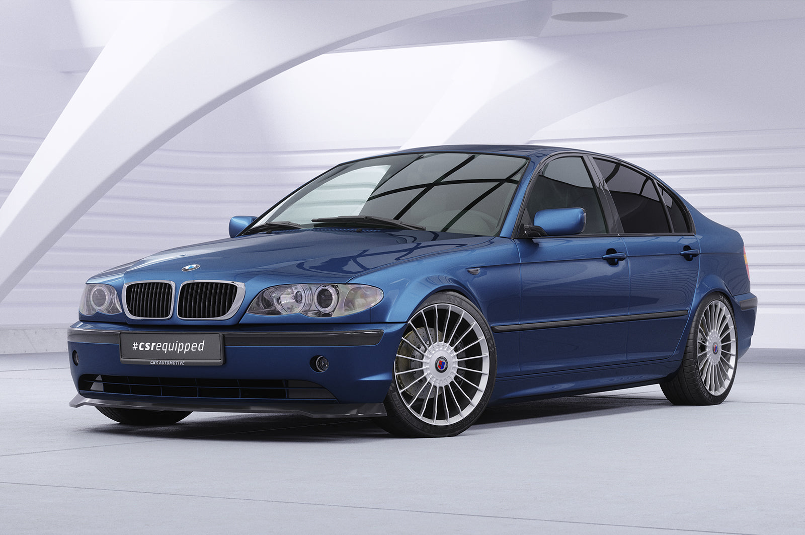 CSR Frontspoiler | Cup-Spoilerlippe mit ABE für BMW 3er E46 Limo / Touring CSL878