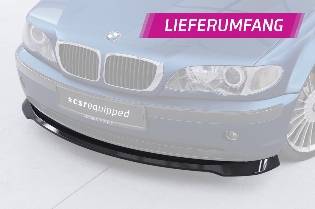 CSR Frontspoiler | Cup-Spoilerlippe mit ABE für BMW 3er E46 Limo / Touring CSL878