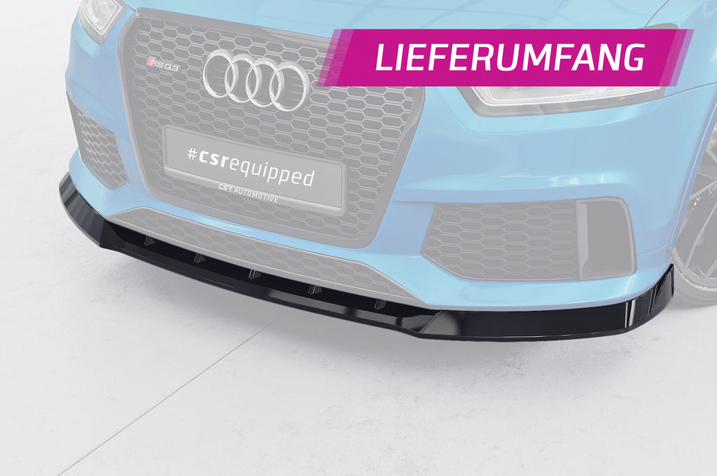 CSR Frontspoiler | Cup-Spoilerlippe mit ABE für Audi RSQ3 (8U) CSL879