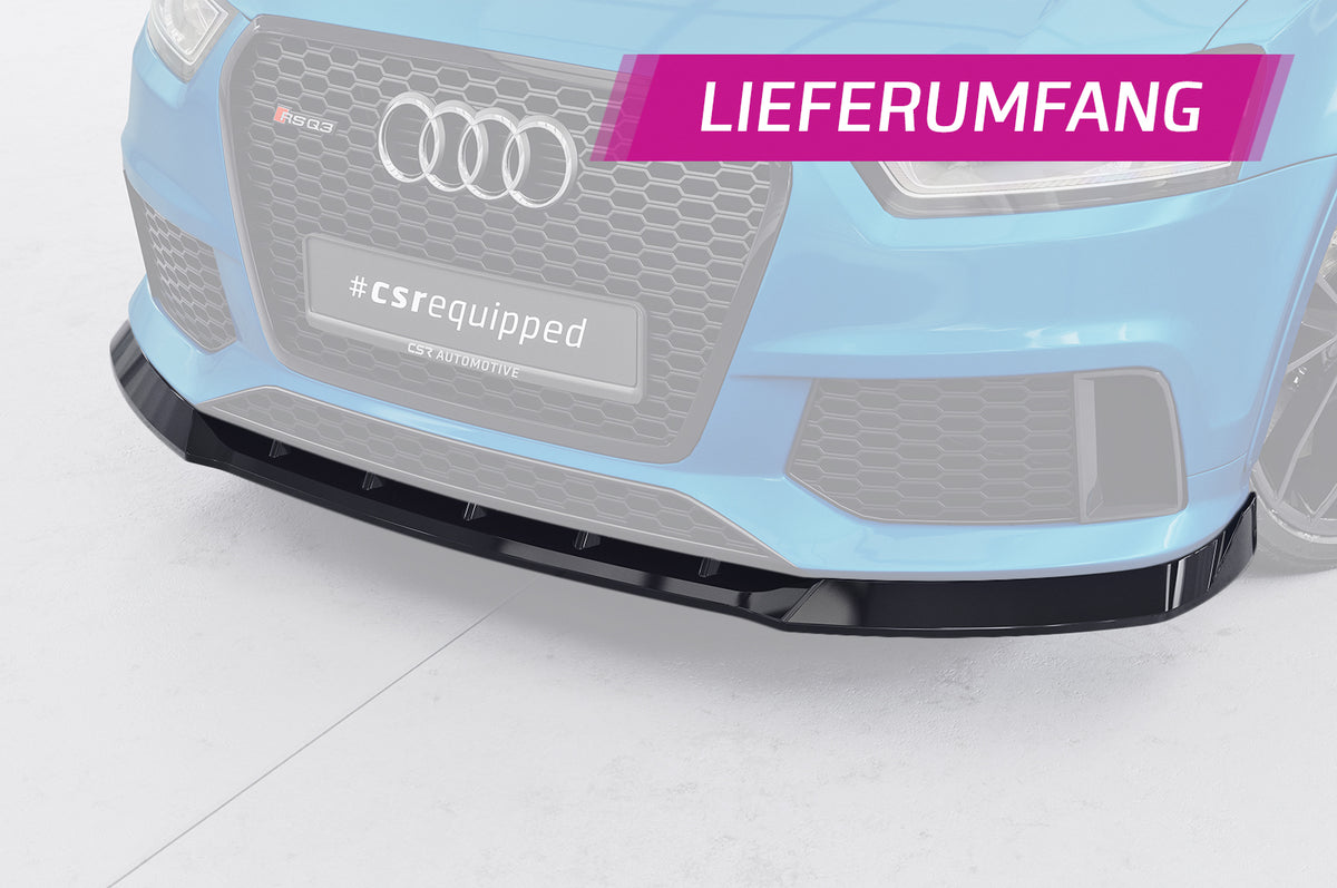 CSR Frontspoiler | Cup-Spoilerlippe mit ABE für Audi RSQ3 (8U) CSL879