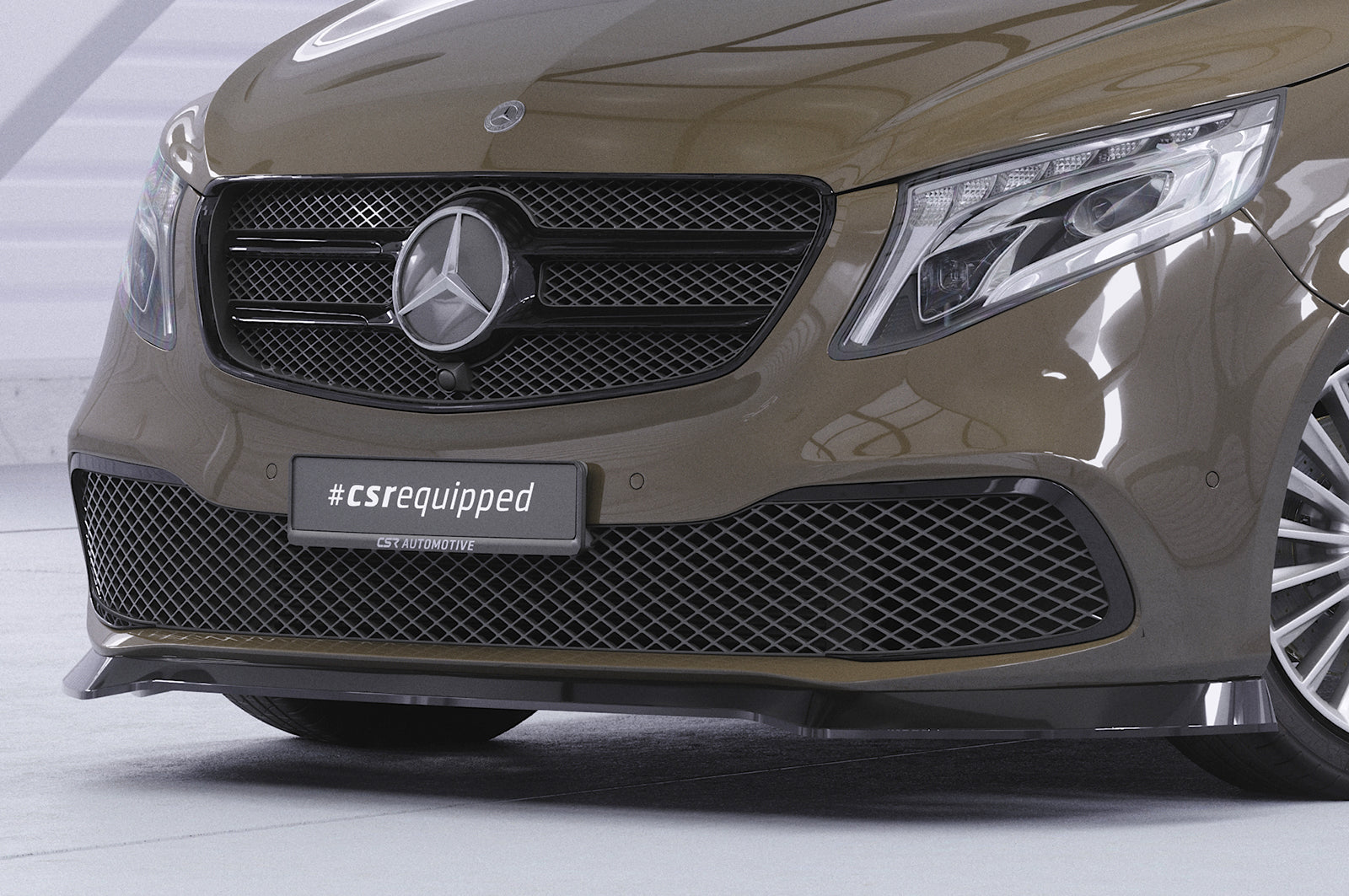 CSR Frontspoiler | Cup-Spoilerlippe mit ABE für Mercedes-Benz V-Klasse 447 / EQV CSL880