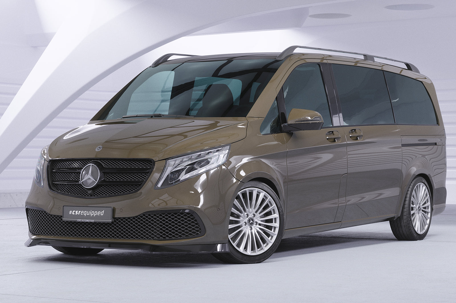 CSR Frontspoiler | Cup-Spoilerlippe mit ABE für Mercedes-Benz V-Klasse 447 / EQV CSL880
