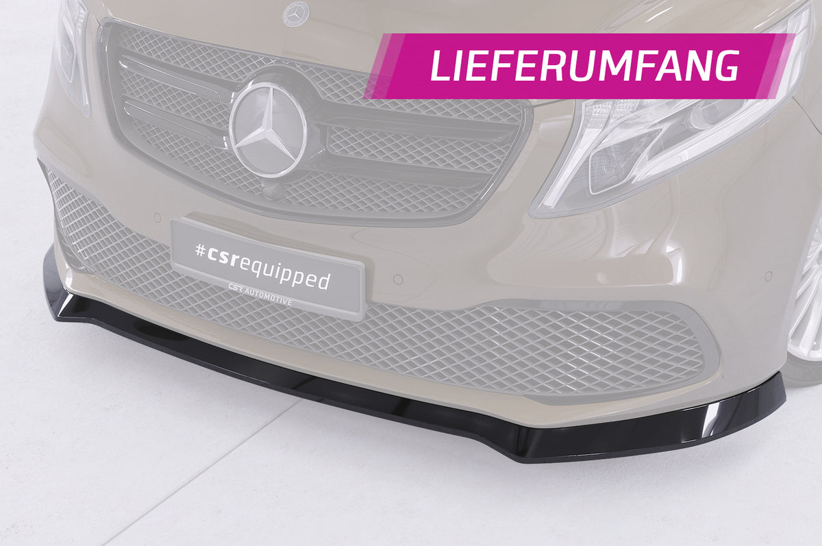 CSR Frontspoiler | Cup-Spoilerlippe mit ABE für Mercedes-Benz V-Klasse 447 / EQV CSL880