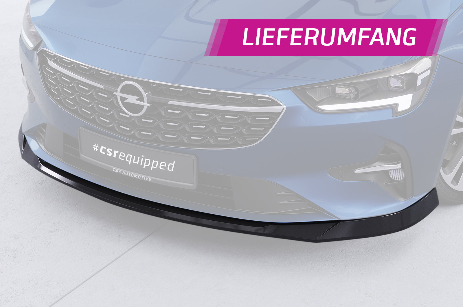 CSR Frontspoiler | Cup-Spoilerlippe mit ABE für Opel Insignia B CSL882