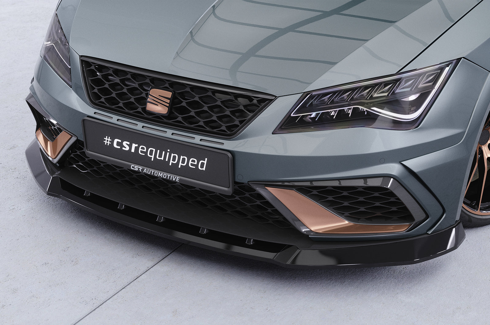 CSR Frontspoiler | Cup-Spoilerlippe mit ABE für Seat Leon 3 (Typ 5F) Cupra R  CSL885