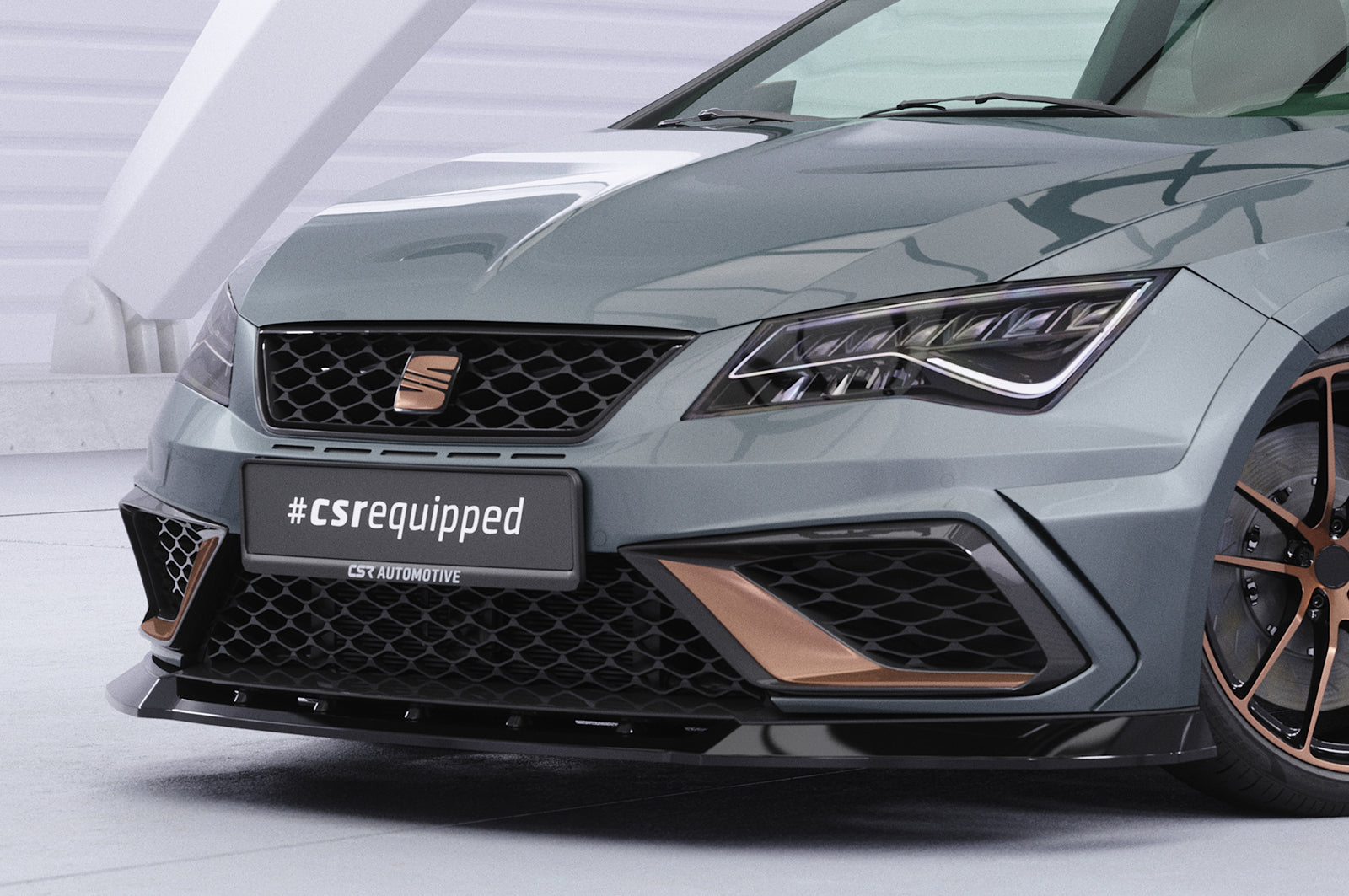 CSR Frontspoiler | Cup-Spoilerlippe mit ABE für Seat Leon 3 (Typ 5F) Cupra R  CSL885