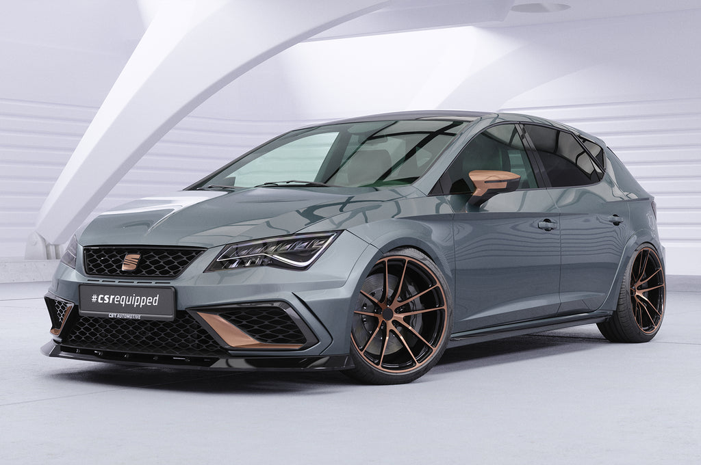 CSR Frontspoiler | Cup-Spoilerlippe mit ABE für Seat Leon 3 (Typ 5F) Cupra R  CSL885