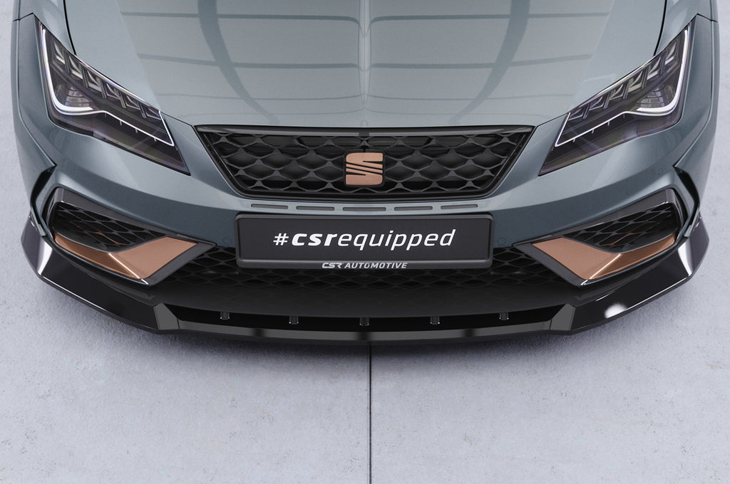CSR Frontspoiler | Cup-Spoilerlippe mit ABE für Seat Leon 3 (Typ 5F) Cupra R  CSL885