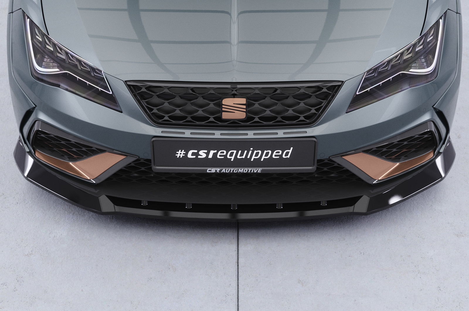 CSR Frontspoiler | Cup-Spoilerlippe mit ABE für Seat Leon 3 (Typ 5F) Cupra R  CSL885