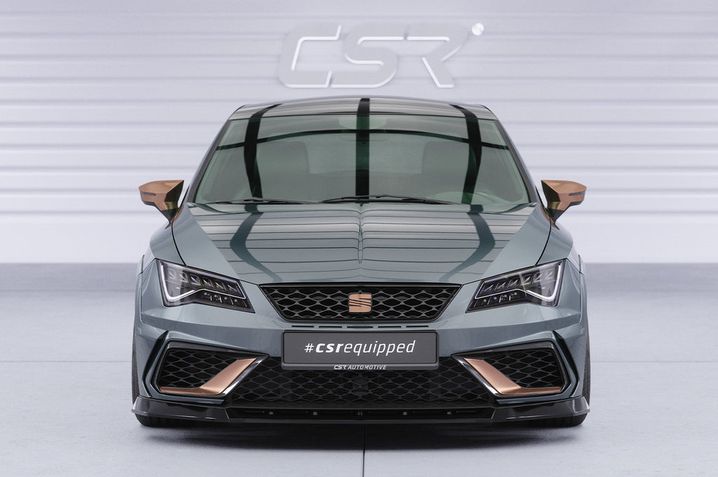 CSR Frontspoiler | Cup-Spoilerlippe mit ABE für Seat Leon 3 (Typ 5F) Cupra R  CSL885