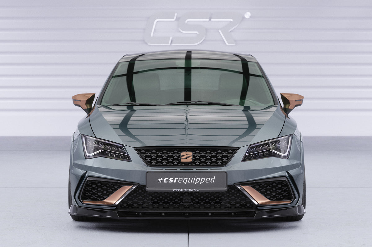 CSR Frontspoiler | Cup-Spoilerlippe mit ABE für Seat Leon 3 (Typ 5F) Cupra R  CSL885