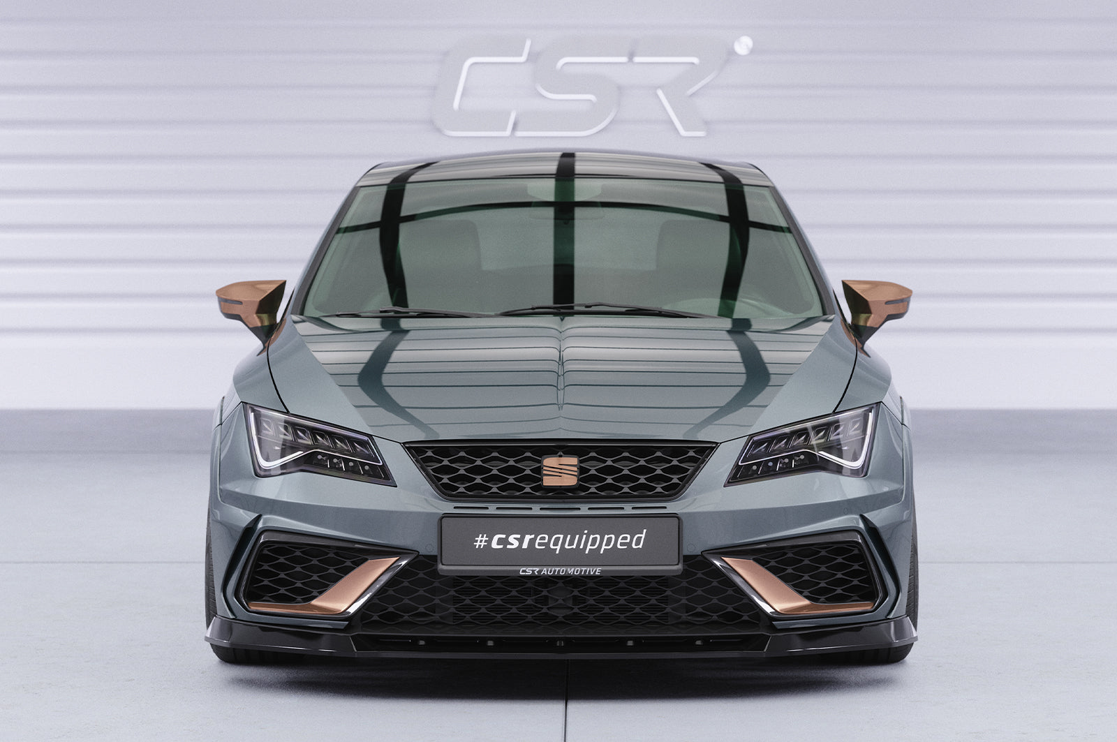 CSR Frontspoiler | Cup-Spoilerlippe mit ABE für Seat Leon 3 (Typ 5F) Cupra R  CSL885