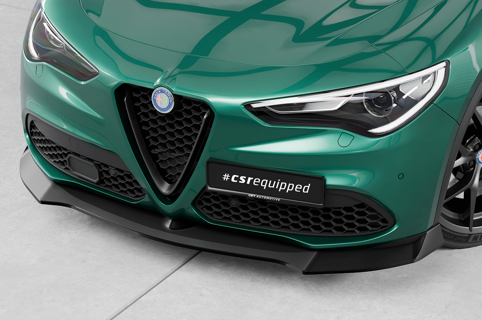 CSR Frontspoiler | Cup-Spoilerlippe mit ABE für Alfa Romeo Stelvio CSL886