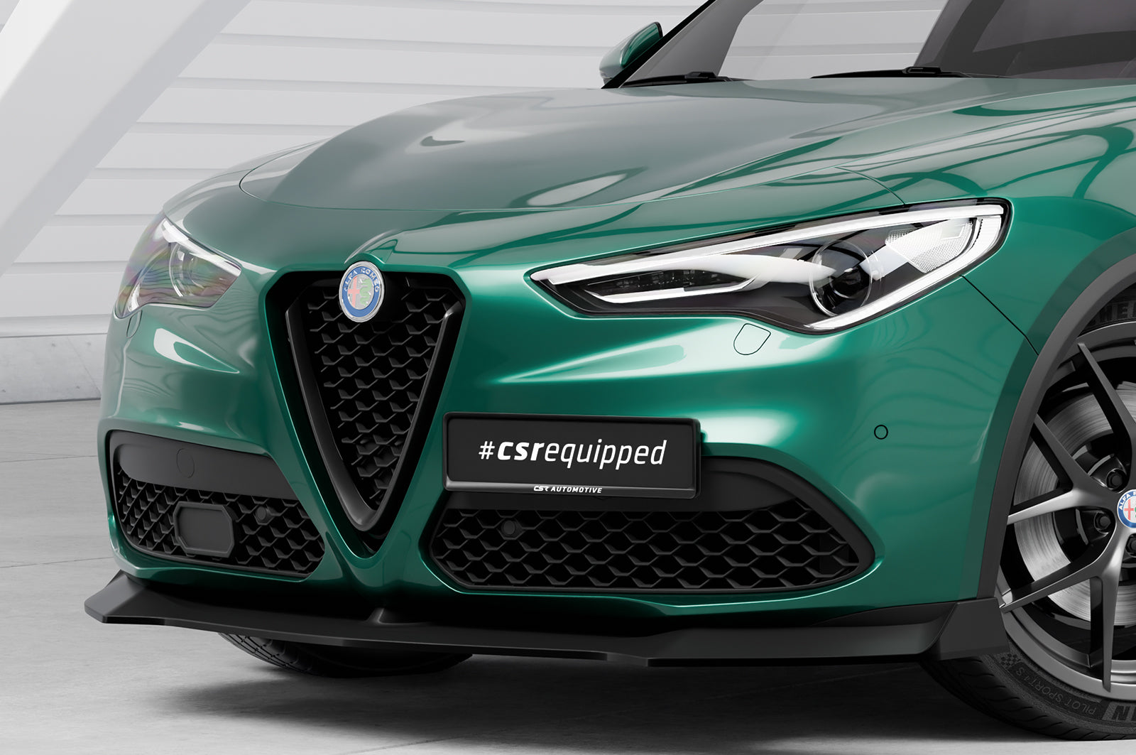 CSR Frontspoiler | Cup-Spoilerlippe mit ABE für Alfa Romeo Stelvio CSL886