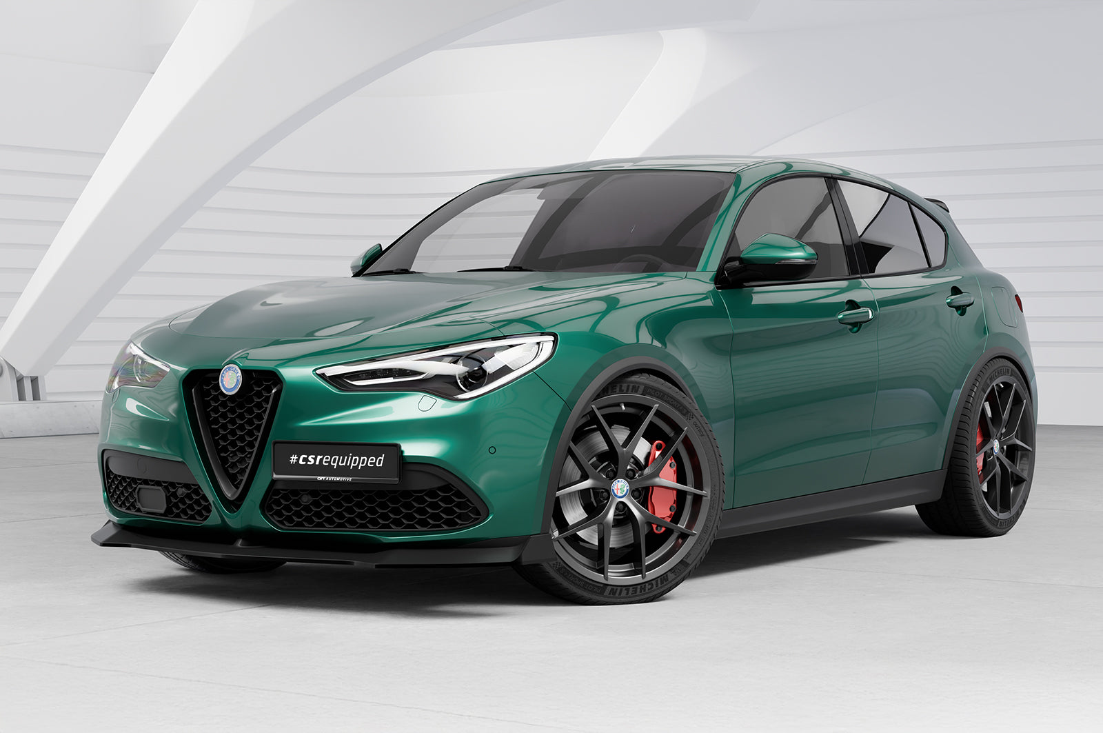 CSR Frontspoiler | Cup-Spoilerlippe mit ABE für Alfa Romeo Stelvio CSL886