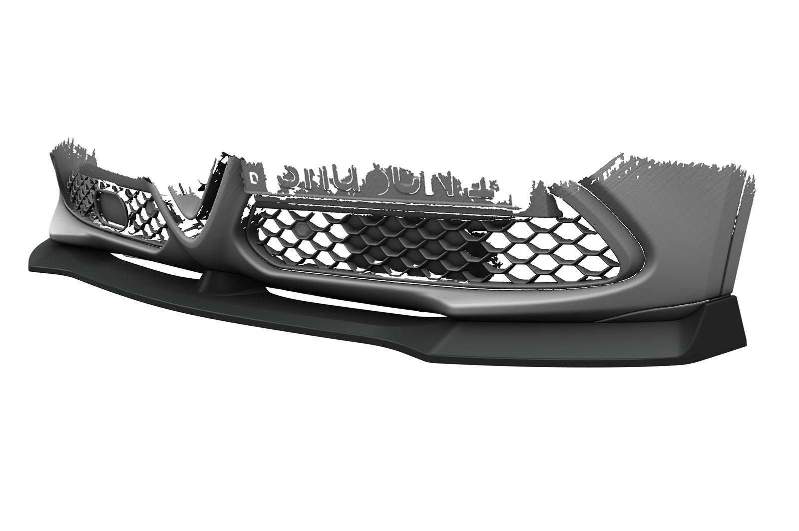 CSR Frontspoiler | Cup-Spoilerlippe mit ABE für Alfa Romeo Stelvio CSL886-G Glossy schwarz Hochglanz (keine Lackierung erforderlich)