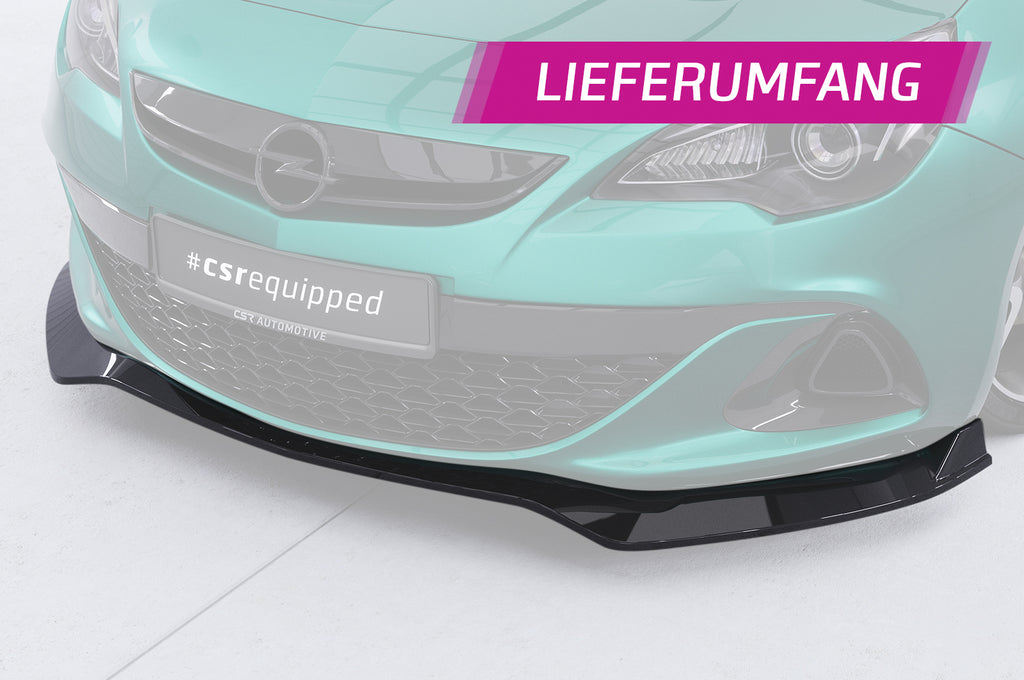 CSR Frontspoiler | Cup-Spoilerlippe mit ABE für Opel Astra J OPC CSL897