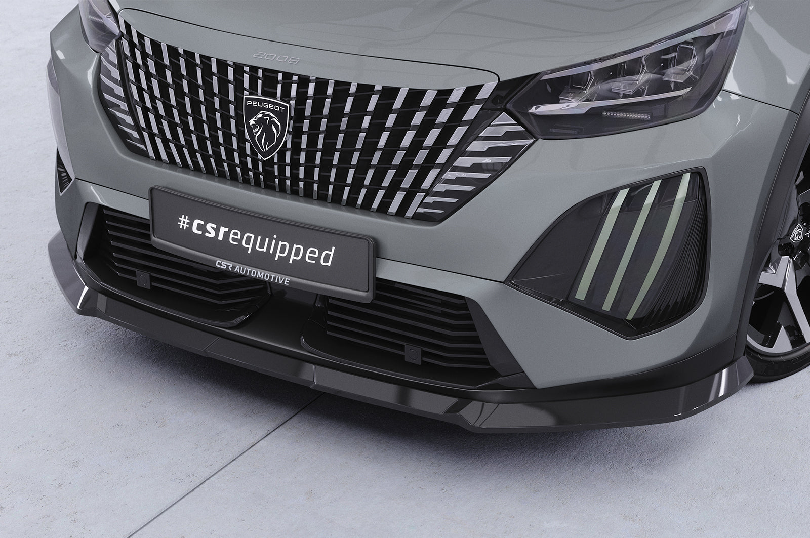 CSR Frontspoiler | Cup-Spoilerlippe mit ABE für Peugeot 2008 II CSL899