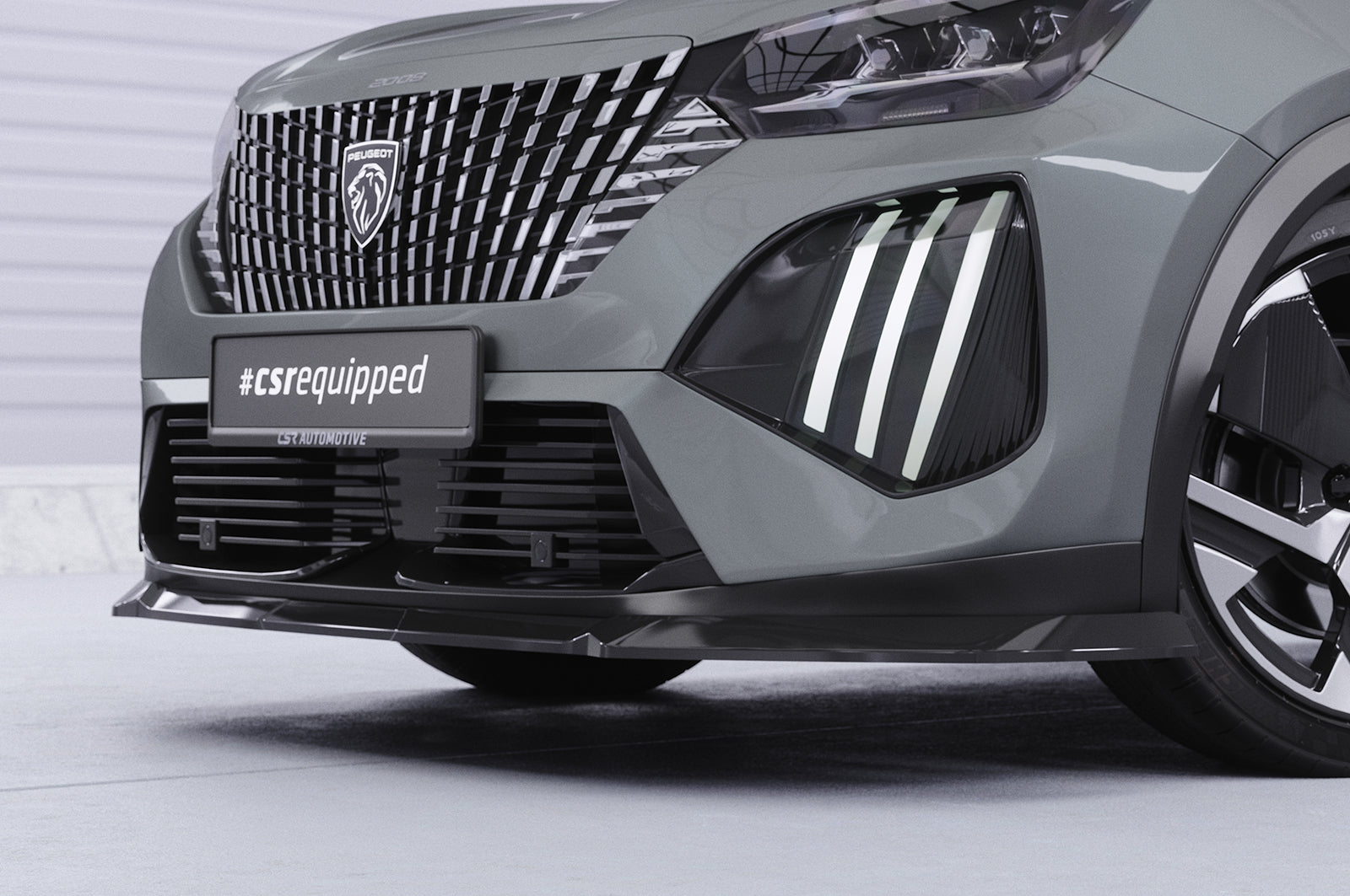 CSR Frontspoiler | Cup-Spoilerlippe mit ABE für Peugeot 2008 II CSL899