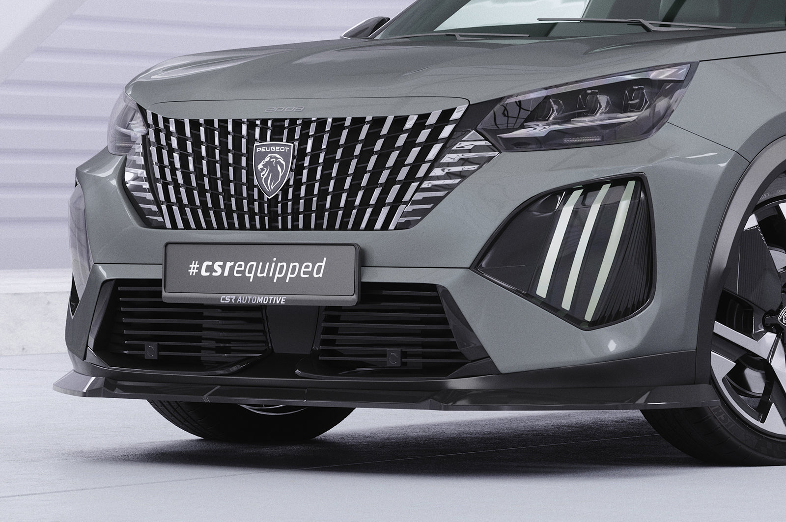 CSR Frontspoiler | Cup-Spoilerlippe mit ABE für Peugeot 2008 II CSL899