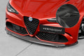 CSR Frontspoiler | Cup-Spoilerlippe mit ABE für Alfa Romeo Giulia Quadrifoglio CSL902-C Carbon Look Hochglanz (keine Lackierung erforderlich)