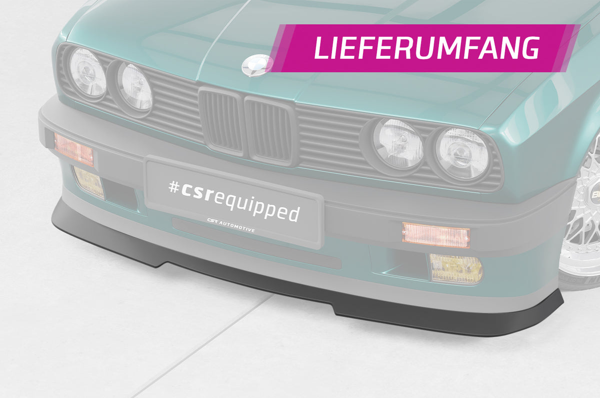 CSR Frontspoiler | Cup-Spoilerlippe mit ABE für BMW 3er E30 Coupe CSL906