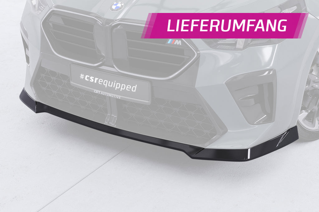 CSR Frontspoiler | Cup-Spoilerlippe mit ABE für BMW X2 / iX2 (U10) CSL907