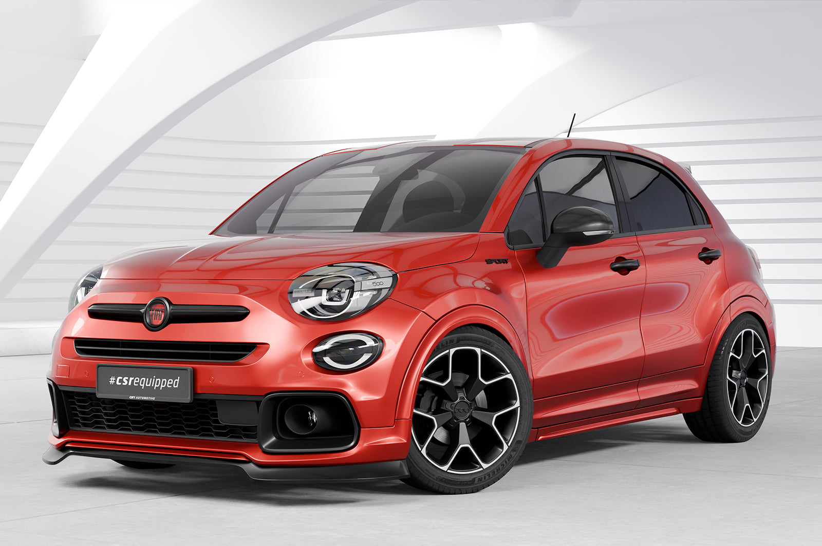 CSR Frontspoiler | Cup-Spoilerlippe mit ABE für Fiat 500X Sport CSL908