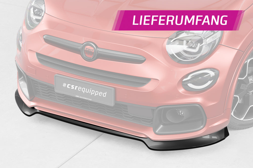CSR Frontspoiler | Cup-Spoilerlippe mit ABE für Fiat 500X Sport CSL908