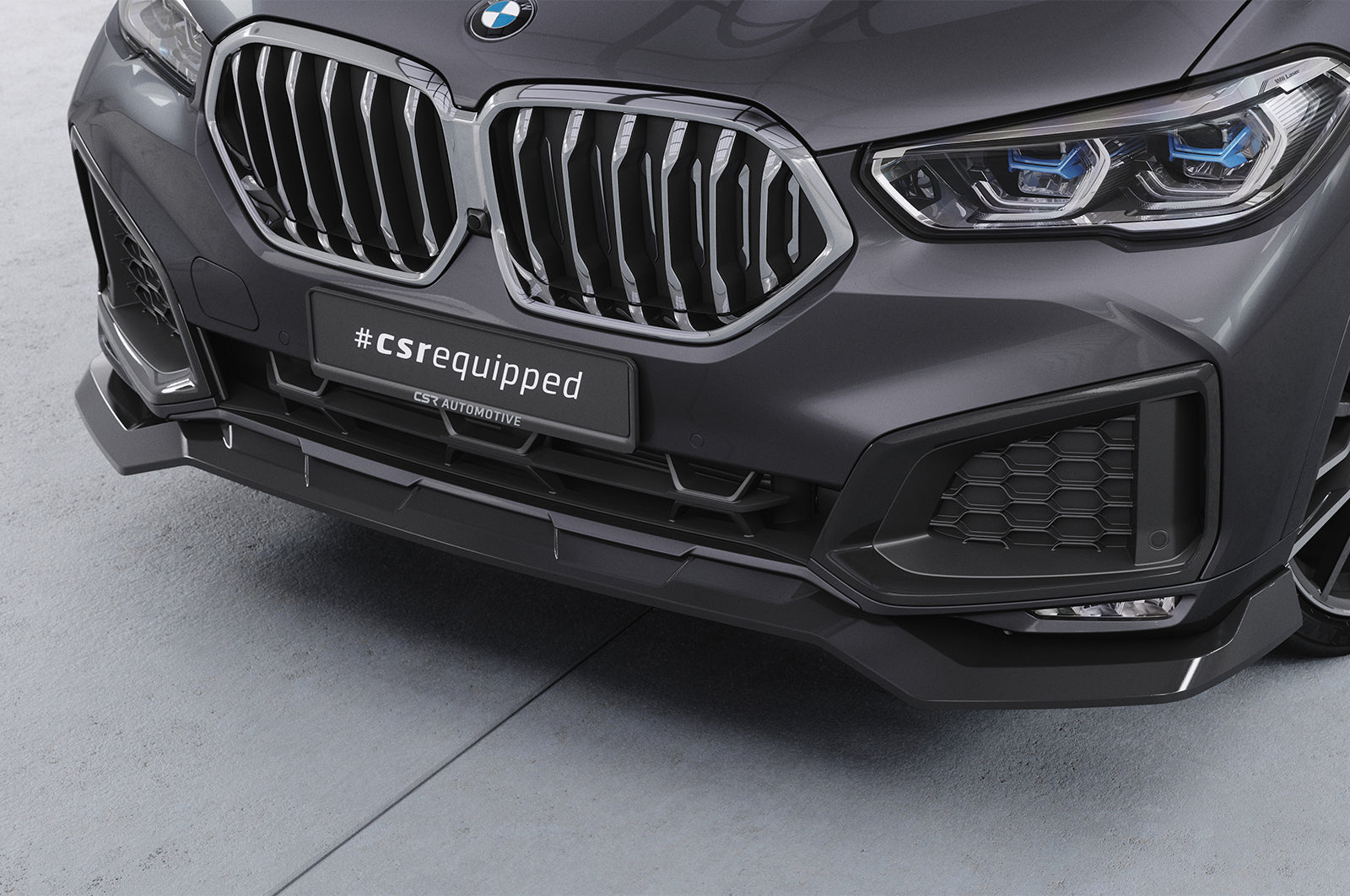 CSR Frontspoiler | Cup-Spoilerlippe mit ABE für BMW X6 (G06) Basis CSL909