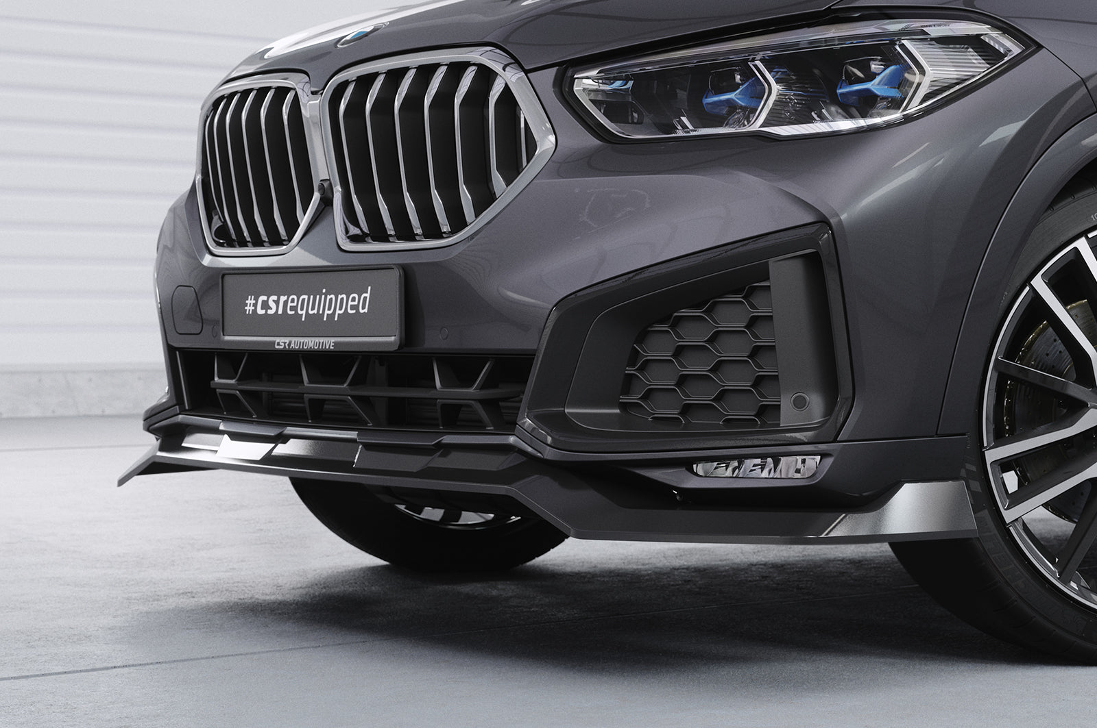 CSR Frontspoiler | Cup-Spoilerlippe mit ABE für BMW X6 (G06) Basis CSL909
