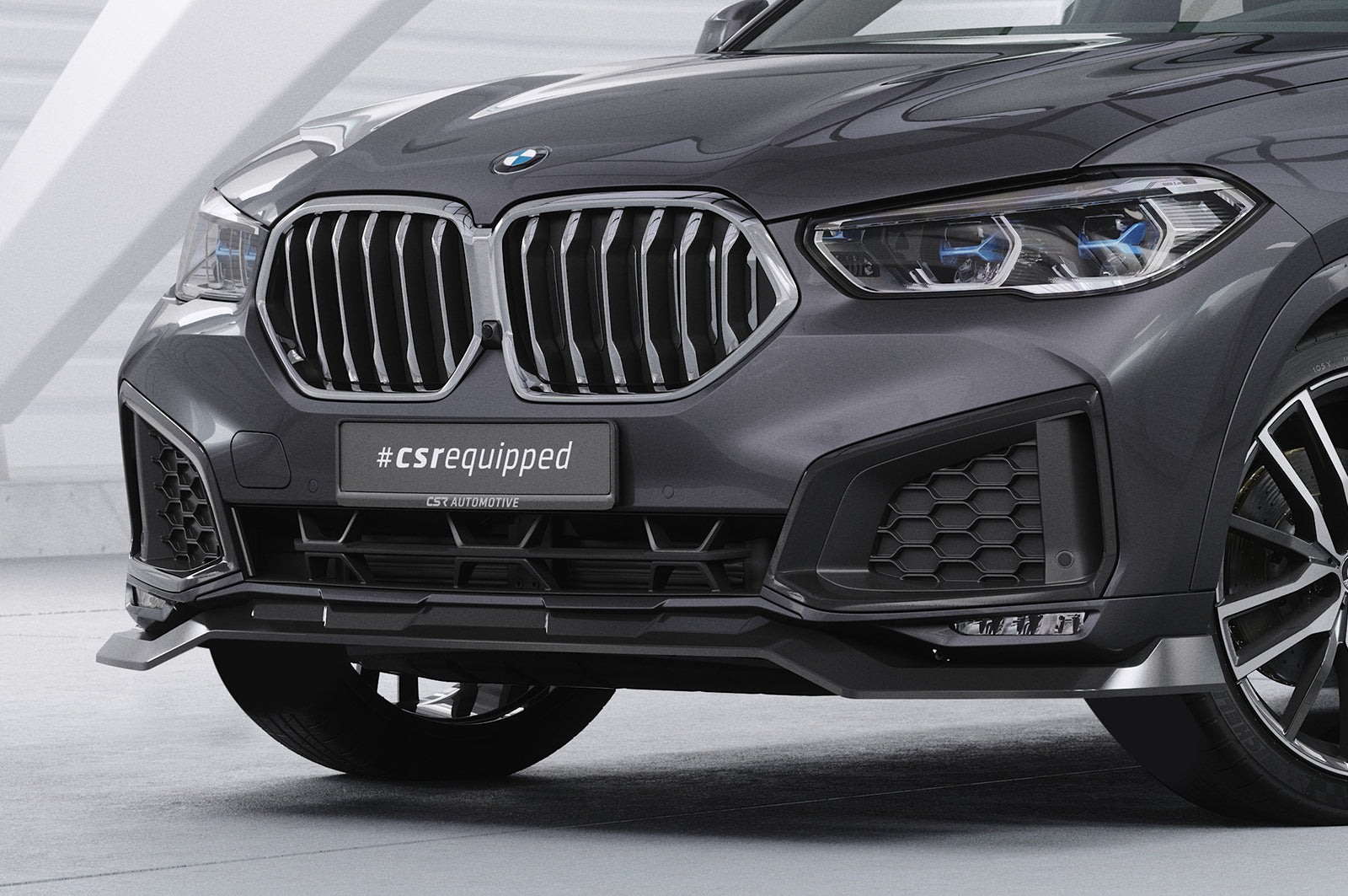 CSR Frontspoiler | Cup-Spoilerlippe mit ABE für BMW X6 (G06) Basis CSL909