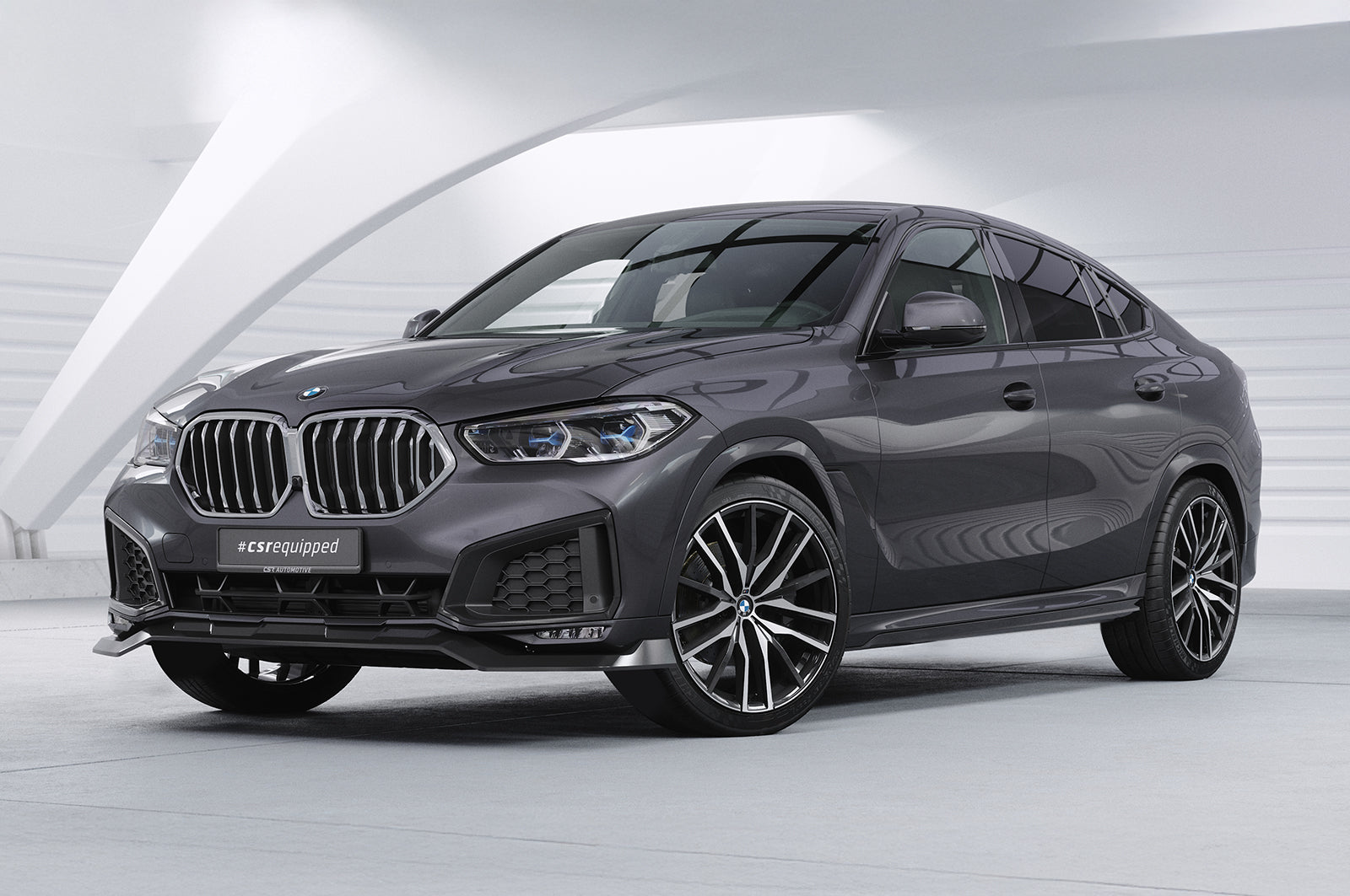 CSR Frontspoiler | Cup-Spoilerlippe mit ABE für BMW X6 (G06) Basis CSL909