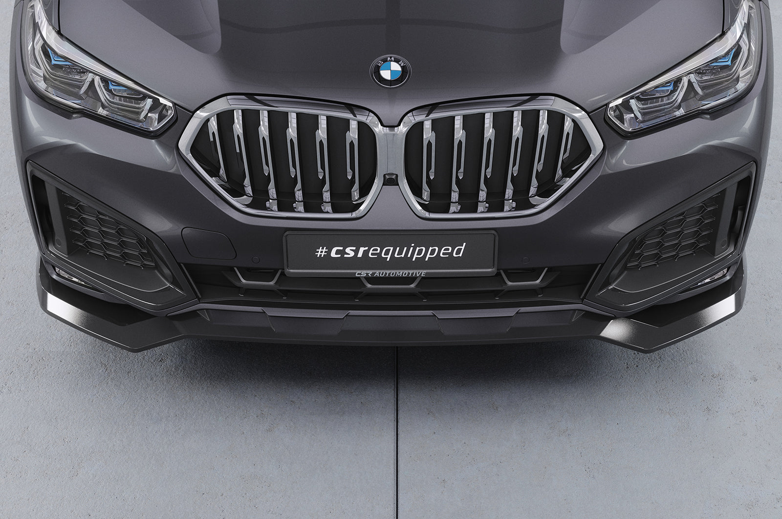 CSR Frontspoiler | Cup-Spoilerlippe mit ABE für BMW X6 (G06) Basis CSL909