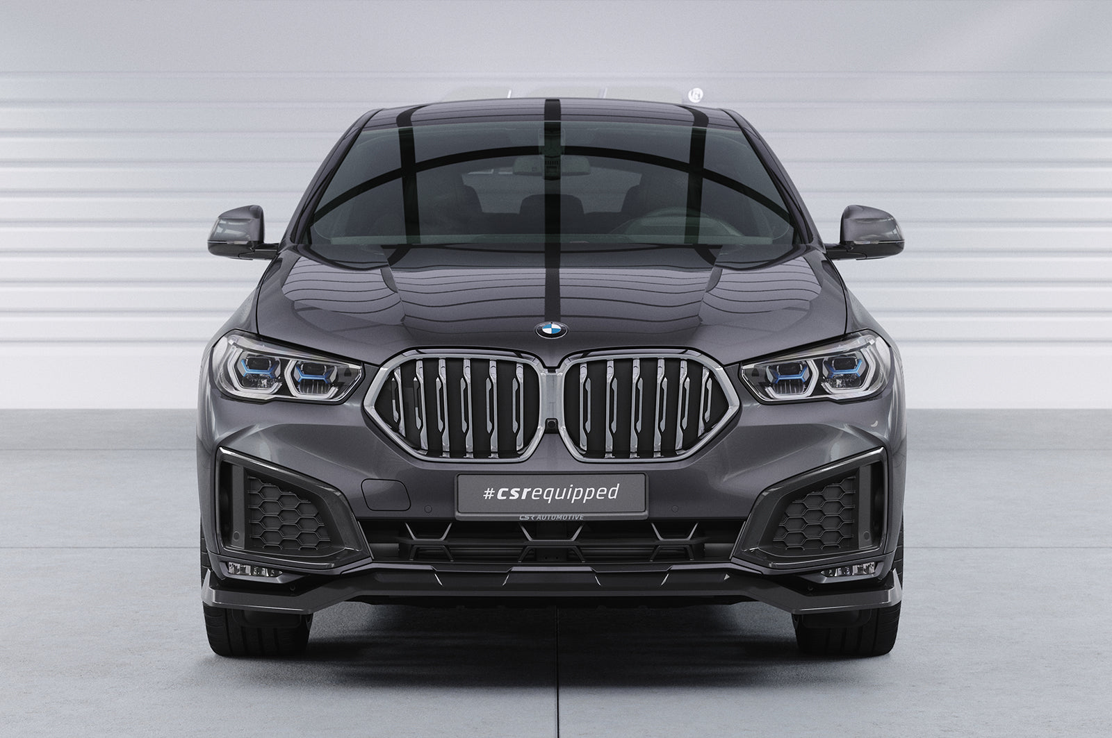 CSR Frontspoiler | Cup-Spoilerlippe mit ABE für BMW X6 (G06) Basis CSL909