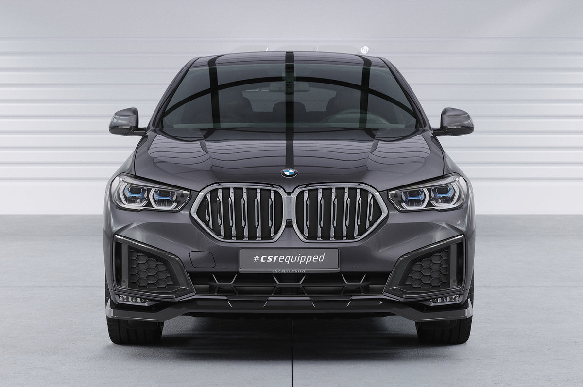 CSR Frontspoiler | Cup-Spoilerlippe mit ABE für BMW X6 (G06) Basis CSL909