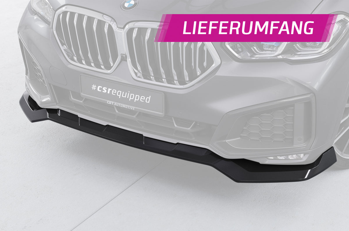 CSR Frontspoiler | Cup-Spoilerlippe mit ABE für BMW X6 (G06) Basis CSL909